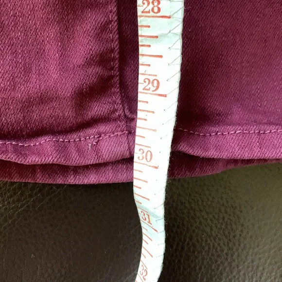CHICO’S x NYDJ (Size 16) Maroon Skinny Jean - Picture 4 of 4